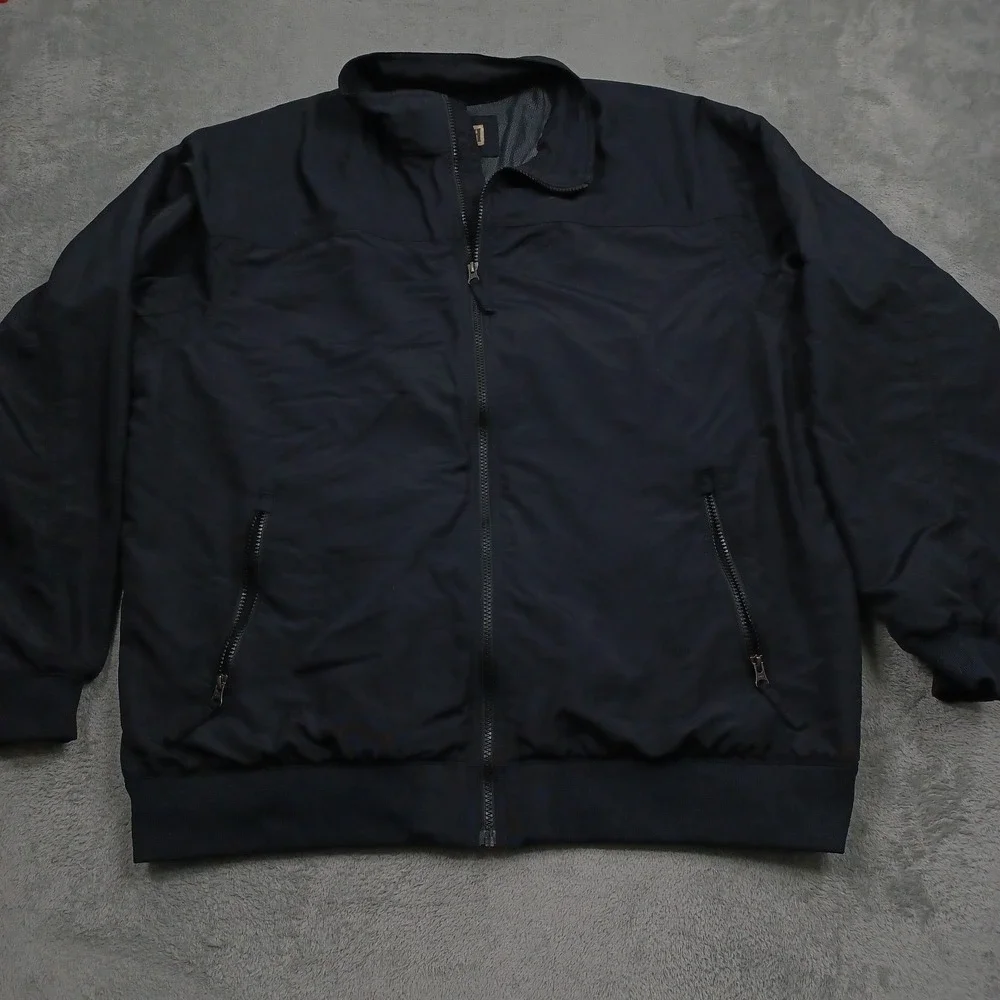 Nike Jacket Mens XLT Black Zip Long Sleeve Outdoor Casual Pockets Workwear